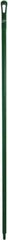 Vikan - 67 x 1-19/64" Polypropylene Squeegee Handle - European Threaded Connection, Green - Best Tool & Supply