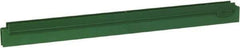 Vikan - 20" Rubber Blade Squeegee Refill - Double Edge, Green, Plastic Holder - Best Tool & Supply