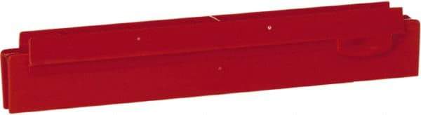 Vikan - 10" Rubber Blade Squeegee Refill - Double Edge, Red, Plastic Holder - Best Tool & Supply