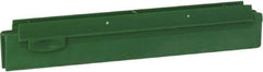 Vikan - 10" Rubber Blade Squeegee Refill - Double Edge, Green, Plastic Holder - Best Tool & Supply