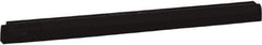 Vikan - 24" Foam Rubber Blade Squeegee Refill - Double Edge, Black, Plastic Holder - Best Tool & Supply