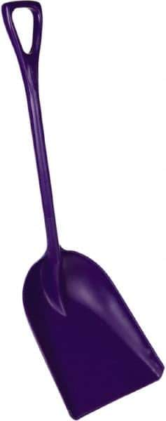 Remco - 17-1/8" High Square Plastic Shovel - 27" Long D-Grip Handle - Best Tool & Supply