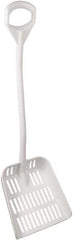 Vikan - 14-3/4" High Square Plastic Shovel - 32-5/8" Long D-Grip Handle - Best Tool & Supply