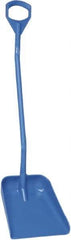 Vikan - 14-3/4" High Square Plastic Shovel - 39" Long D-Grip Handle - Best Tool & Supply