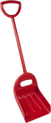 Remco - 18-1/2" High Square Plastic Shovel - 29-1/4" Long D-Grip Handle - Best Tool & Supply