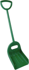 Remco - 18-1/2" High Square Plastic Shovel - 29-1/4" Long D-Grip Handle - Best Tool & Supply