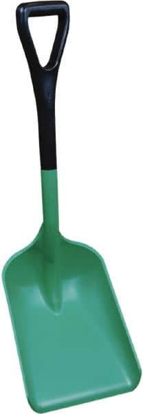 Remco - 13-3/4" High Square Plastic Shovel - 20-1/2" Long D-Grip Handle - Best Tool & Supply