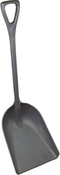 Remco - 17" High Square Plastic Shovel - 26-7/8" Long D-Grip Handle - Best Tool & Supply