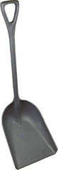 Remco - 17" High Square Plastic Shovel - 26-7/8" Long D-Grip Handle - Best Tool & Supply