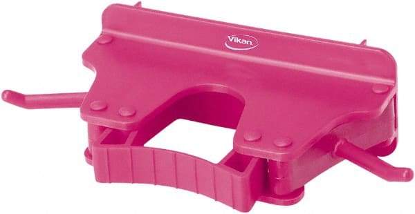 Vikan - 22 Lb Capacity, 3-5/32" Projection, Polypropylene/Rubber Wall Strip Organizer - 6-5/32" OAL - Best Tool & Supply