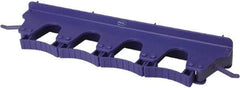 Vikan - 22 Lb Capacity, 3-5/32" Projection, Polypropylene/Rubber Wall Strip Organizer - 15-1/2" OAL - Best Tool & Supply