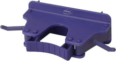 Vikan - 22 Lb Capacity, 3-5/32" Projection, Polypropylene/Rubber Wall Strip Organizer - 6-5/32" OAL - Best Tool & Supply