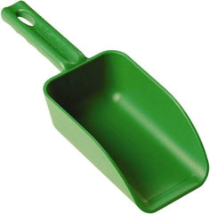 Remco - 16 oz Green Polypropylene Flat Bottom Scoop - 3.2" Wide x 2" Deep Bowl, 10.4" OAL - Best Tool & Supply