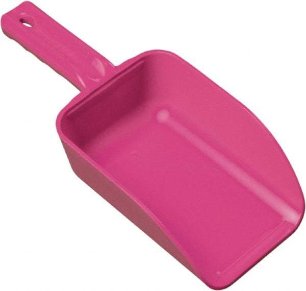 Remco - 32 oz Pink Polypropylene Flat Bottom Scoop - 4.3" Wide x 3" Deep Bowl, 11-1/2" OAL - Best Tool & Supply