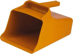 Remco - 128 oz Orange Polypropylene Flat Bottom Scoop - 8.7" Wide x 6.7" Deep Bowl, 11" OAL - Best Tool & Supply