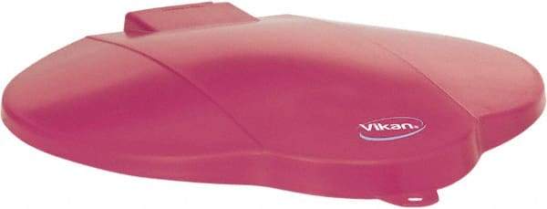 Vikan - 3 Gal Polypropylene Pail Lid - Pink, For Use with 5686 - Best Tool & Supply