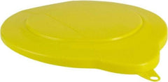 Vikan - 1.5 Gal Polypropylene Pail Lid - Yellow, For Use with 5693 - Best Tool & Supply