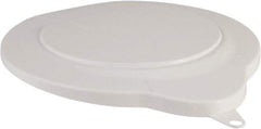 Vikan - 1.5 Gal Polypropylene Pail Lid - White, For Use with 5692 - Best Tool & Supply