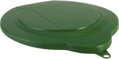 Vikan - 1.5 Gal Polypropylene Pail Lid - Green, For Use with 5689 - Best Tool & Supply