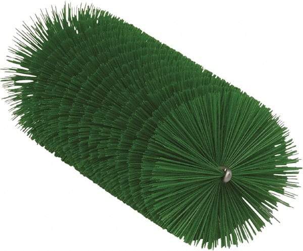 Vikan - 2.3" Diam Polyester Tube Brush - 6-1/4" OAL, 6-1/2" Head Length, Stainless Steel Handle - Best Tool & Supply