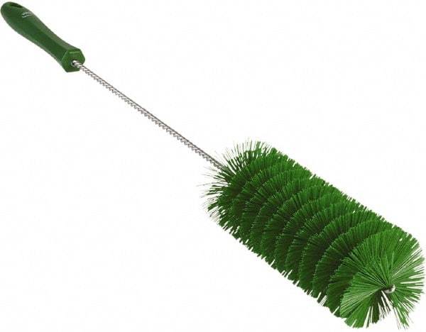 Vikan - 2-3/8" Diam Polyester Valve Brush - 19-5/8" OAL, 5-13/16" Head Length, Polypropylene & Stainless Steel Handle - Best Tool & Supply