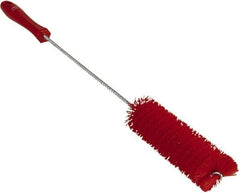 Vikan - 1-5/8" Diam Polyester Valve Brush - 19-5/8" OAL, 5-5/8" Head Length, Polypropylene & Stainless Steel Handle - Best Tool & Supply