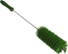 Vikan - 2" Diam Polyester Valve Brush - 19-5/8" OAL, 5-15/16" Head Length, Polypropylene & Stainless Steel Handle - Best Tool & Supply