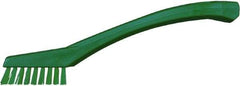 Vikan - 5/8" Bristle Length, Polyester Food Service Brush - 2-5/16" Long x 1/2" Wide Head, 8" OAL, Green, Polypropylene Block - Best Tool & Supply