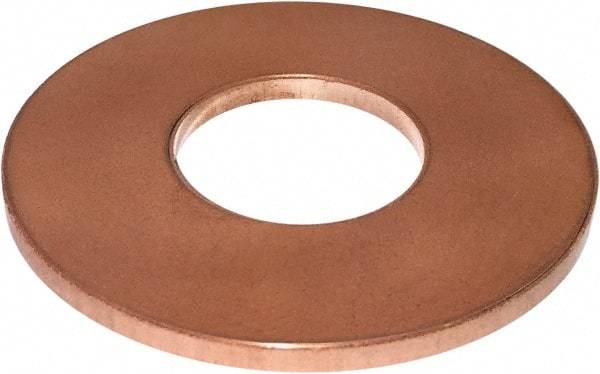 Bunting Bearing - 1-1/2" Inside x 2-1/2" Outside Diam, 1/8" Thick, Metal Dri-Plane Thrust Bearing - 40,000 Max Pressure x Velocity - Best Tool & Supply