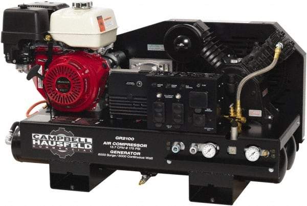 Campbell Hausfeld - Stationary Gas Air Compressors Horsepower: 13 Cubic Feet per Minute: 14.30 - Best Tool & Supply