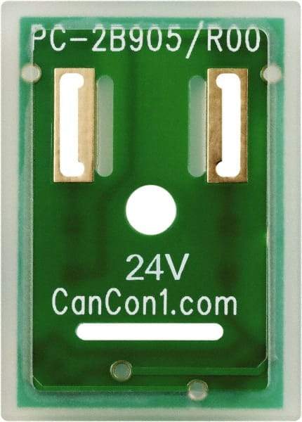 Canfield Connector - Solenoid Valve Interposed Lighted Wafer Indicator Light - Use with DIN Type Coil - Best Tool & Supply