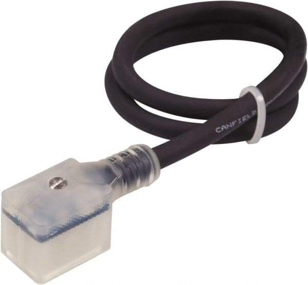 Canfield Connector - Solenoid Valve Connector/Gasket/Cord Assembly - Use with Solenoid Valves - Best Tool & Supply