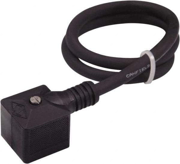 Canfield Connector - Solenoid Valve Connector/Gasket/Cord Assembly - Use with Solenoid Valves - Best Tool & Supply