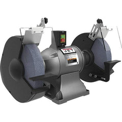 Jet - 12" Wheel Diam x 1" Wheel Width, 2 hp Grinder - 1-1/4" Arbor Hole Diam, 1 Phase, 1,720 Max RPM, 230 Volts - Best Tool & Supply