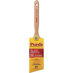 Purdy - 2-1/2" Angled Hog Trim Brush - Wood Fluted Handle - Best Tool & Supply