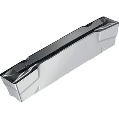 Walter - UF8 Grade WSM23S, 2mm Cutting Width Grooving Insert - 0.2mm Corner Radius, TiAlN+Al2O3+(Al) Finish - Best Tool & Supply