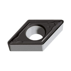 Walter - DCMT PF Grade WSM20S Turning Insert - TiAlN+Al2O3+(Al) Finish, 55° Rhombic, 6.35mm Inscr Circle, 2.38mm Thick, 0.8mm Corner Radius - Best Tool & Supply