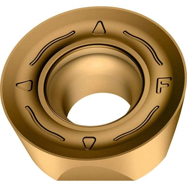 Walter - F67 Grade WSM45X Milling Insert - 3.97mm Thick, 10mm Inscribed Circle, 5mm Corner Radius - Best Tool & Supply