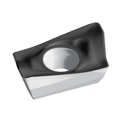 Walter - F56 Grade WSM45X Milling Insert - 6.15mm Thick, 10.8mm Inscribed Circle, 0.8mm Corner Radius - Best Tool & Supply