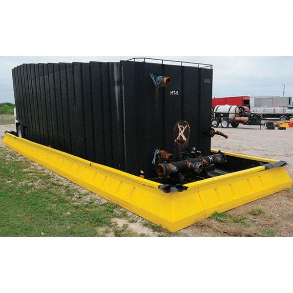 UltraTech - 3,978 Gal Polyethylene Containment Berm System - 1' High x 49' Wide x 10" Long - Best Tool & Supply