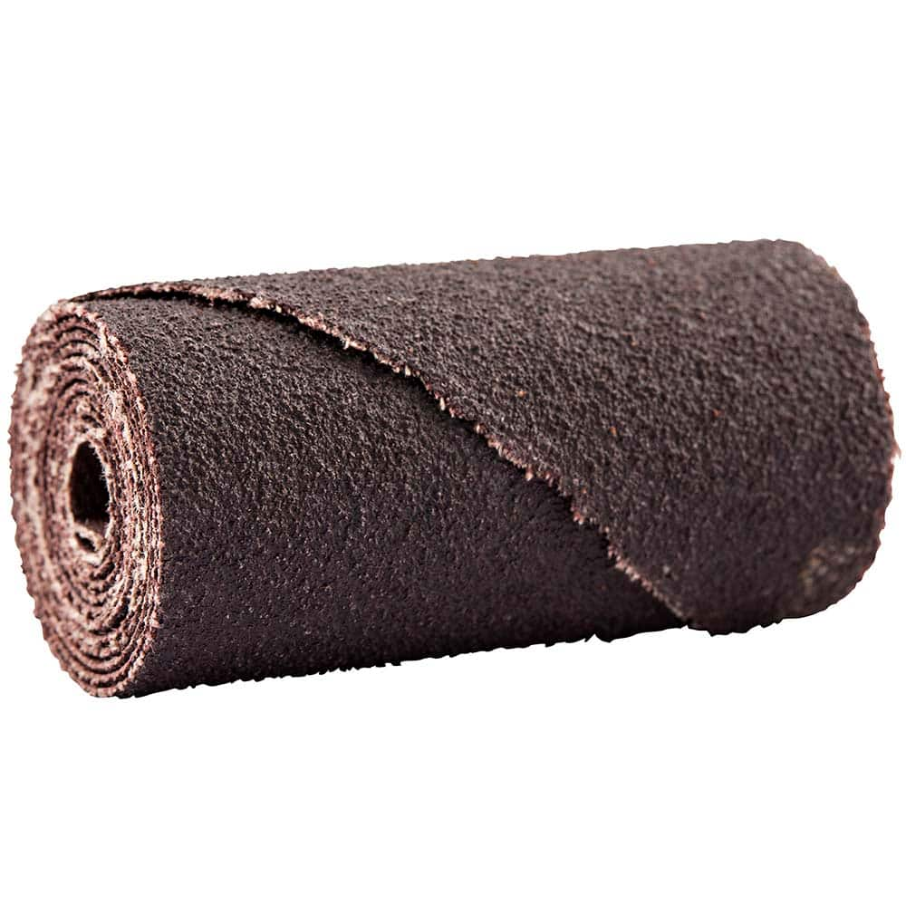 Straight Cartridge Roll: 1″ Dia, 80 Grit, Aluminum Oxide Coarse Grade