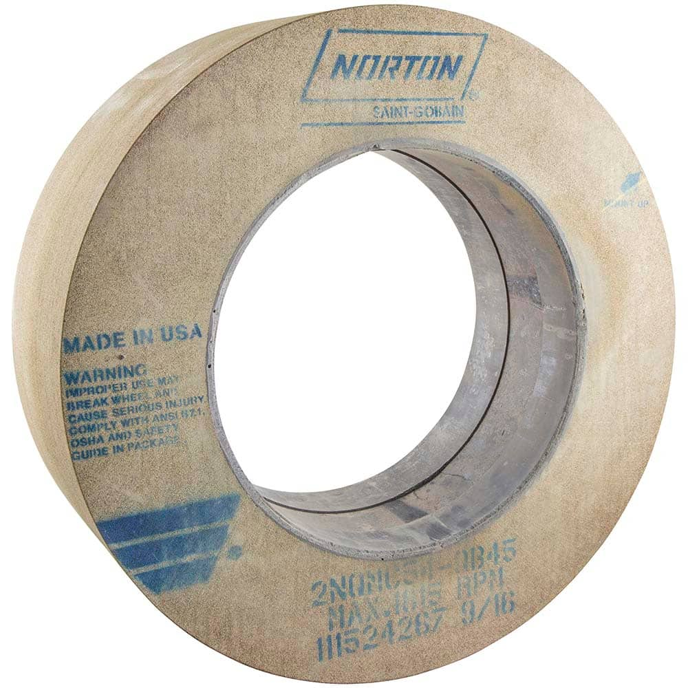 Norton - Centerless & Cylindrical Grinding Wheels; Wheel Diameter (Inch): 20 ; Wheel Width (Inch): 6 ; Hole Size (Inch): 12 ; Wheel Type Number: Type 1 ; Abrasive Material: Ceramic ; Grade: Medium - Exact Industrial Supply