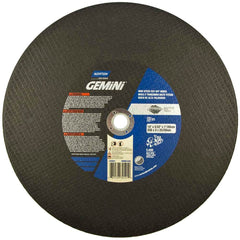 Norton - 14 x 5/32, 1" Hole 24 Grit Aluminum Oxide Cutoff Wheel - Best Tool & Supply