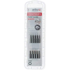 Wiha - 1/4" Drive T20 Torx Screwdriver Bit - 1" OAL, Insert Bit - Best Tool & Supply