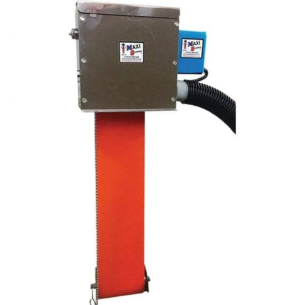 Mini-Skimmer - 60" Reach, 3 GPH Oil Removal Capacity, 115 Max Volt Rating, 60 Hz, Belt Oil Skimmer - 40 to 120° (Poly), 220° (Stainless) - Best Tool & Supply