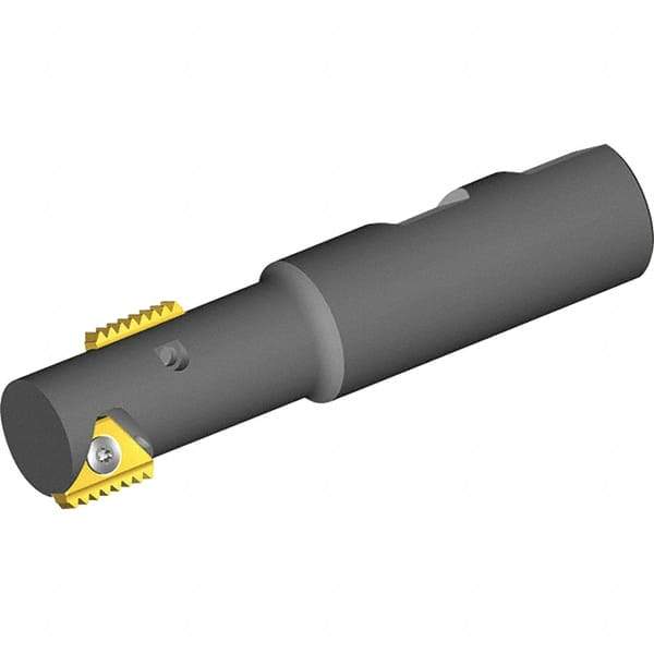 Vargus - 0.787" Cut Diam, 1.69" Max Depth of Cut, 3/4" Shank Diam, Internal/External Indexable Thread Mill - Insert Style 3, 3/8" Insert Size, 1 Insert, Toolholder Style TMOC, 3.74" OAL - Best Tool & Supply