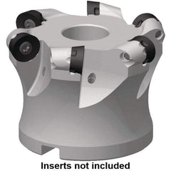 Kennametal - 26.11mm Cut Diam, 6mm Max Depth, 1/2" Arbor Hole, 4 Inserts, RP..1204 Insert Style, Indexable Copy Face Mill - 7713VR12 Cutter Style, 35,000 Max RPM, 40mm High, Through Coolant, Series 7713 - Best Tool & Supply