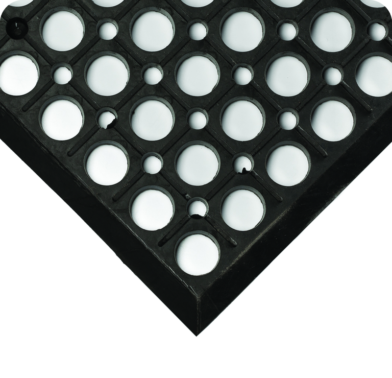 WorkRite Floor Mat - 3' x 10' x 1/2" Thick - (Black Grease-Resistant) - Best Tool & Supply