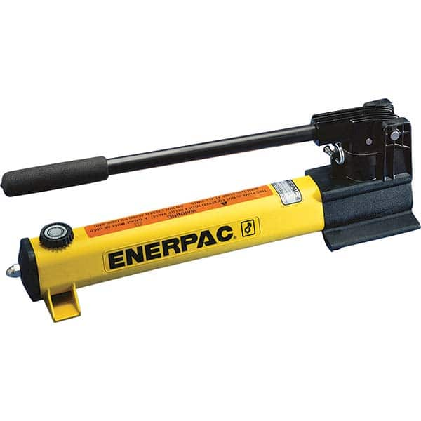 Enerpac - Manual Hydraulic Pumps Number of Stages: 2.000 Oil Volume Per Stroke (Cu. In.): 0.99 - Best Tool & Supply