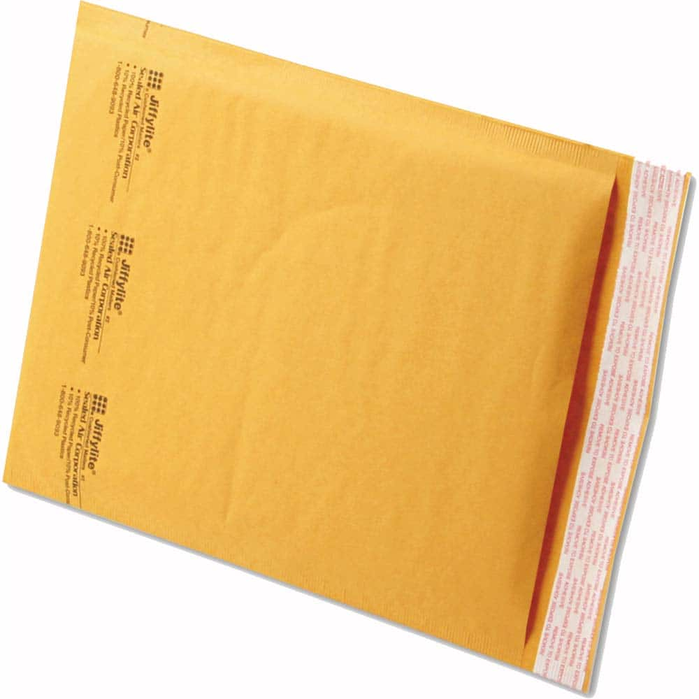 Sealed Air - Mailers, Sheets & Envelopes; Type: Bubble Mailer ; Style: Self Adhesive ; Width (Inch): 12 ; Length (Inch): 8-1/2 ; Box Quantity: 100 ; Size: 8.5 x 12 - Exact Industrial Supply